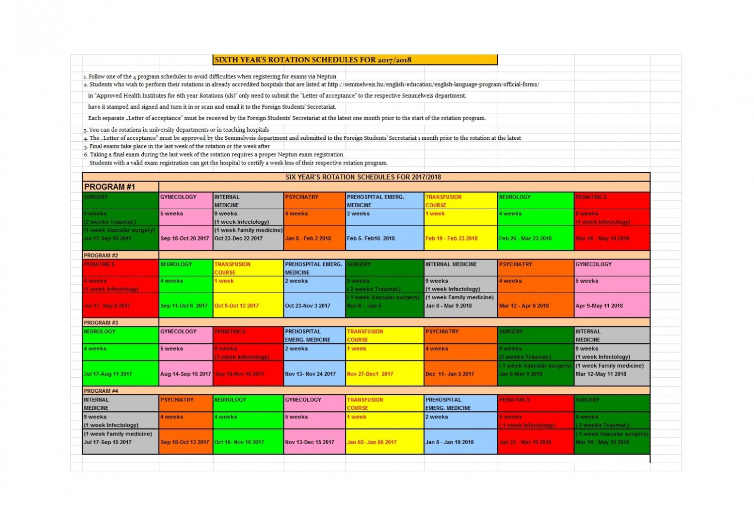 Rotating Overtime Schedule Template