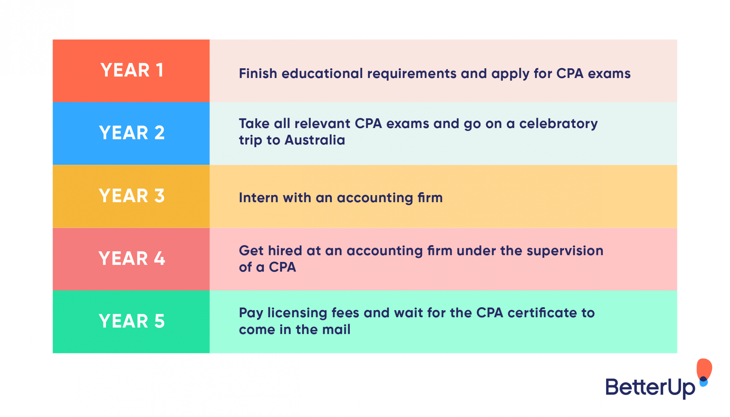 Five Year Career Plan Template