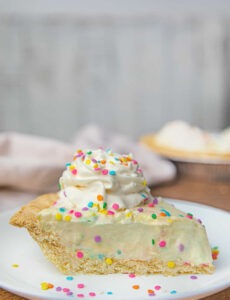 Birthday Cake Pie With Rainbow Sprinkles!  Dinner Then Dessert Pdf