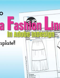 Custom How To Create A Fashion Line Sheet In Indesign  Youtube Pdf Sample