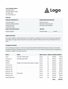 Editable Free Cleaning Service Proposal Template Editable Document Pdf Example