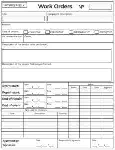 Free Custom Work Orders In Maintenance Complete Guide  Tractian  Example