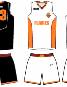 Free Editable Basketball Uniform Templates  Sara Fuck Doc Sample