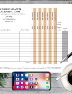 Free Editable Editable Fundraiser Order Form Template Doc Example