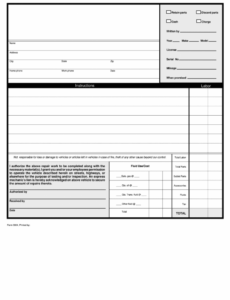 Free Editable Free Printable Maintenance Work Order Template Templateral  Free 8 Sample Maintenance Work Doc Sample