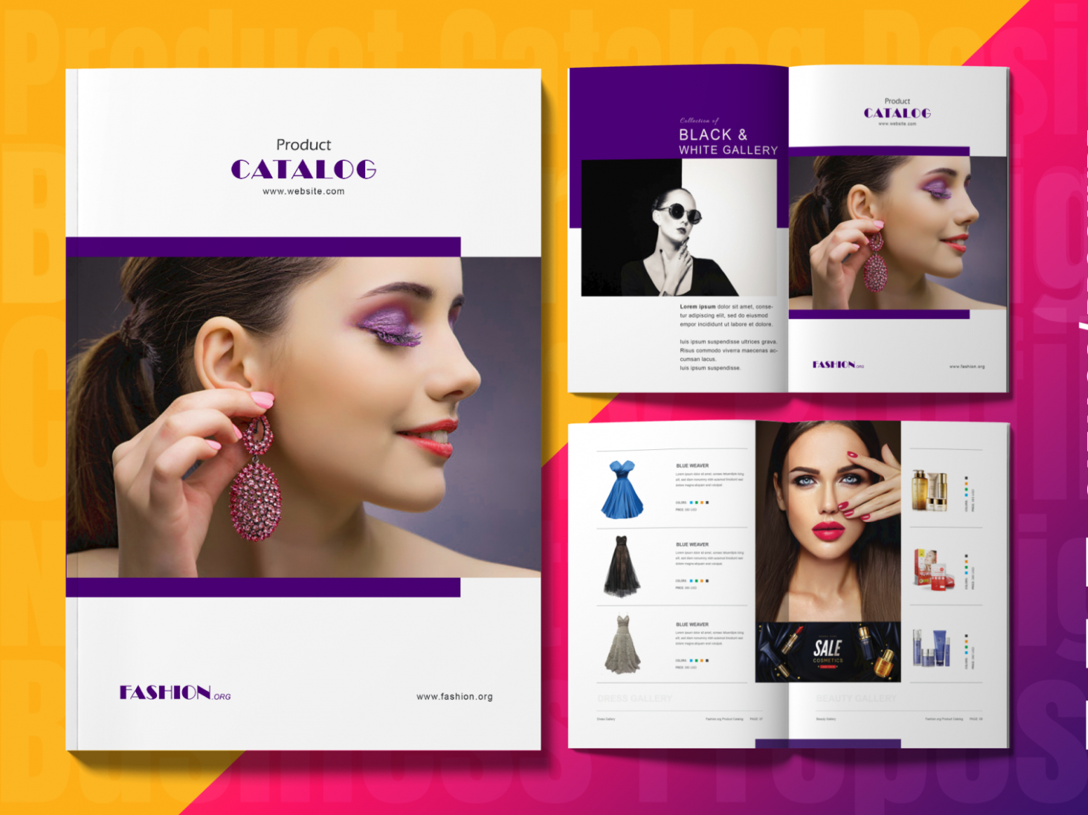 Free  Indesign Product Catalog Fashion Brochure Template Menu Design By Imran  Example