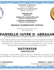 Free Printable Certificates Editable Templates Free Download Deped Tambayan Doc Example