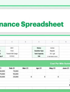 Free Printable Creating A Fleet Maintenance Spreadsheet W Free Template  Fleet Excel Example