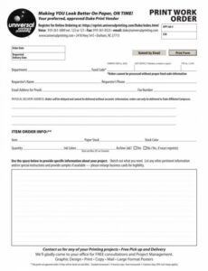 Free Printable Free 12 Company Work Order Templates In Pdf  Google Docs  Ms Word  Apple Pages Pdf Example