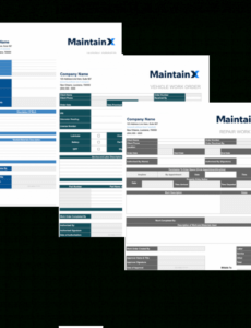 Free Printable Free Downloadable Work Order Templates Word Sample