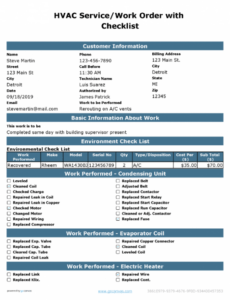 Free Printable Hvac Work Orders Pdf Templates  Work Order Forms  Gocanvas  Sometimes Your Clients Fill Out Doc Example