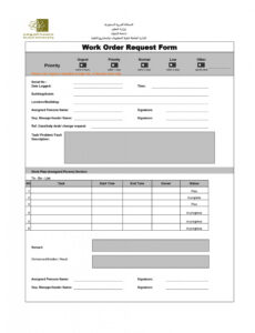 Free Printable Work Order Forms  Printable Templates Pdf Sample
