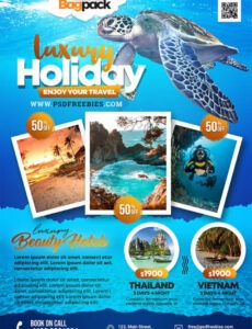 custom travel agency advertisement ad flyer psd  psdfreebies excel example