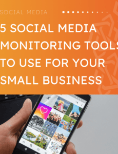 editable 5 social media monitoring tools to use for your small business excel sample