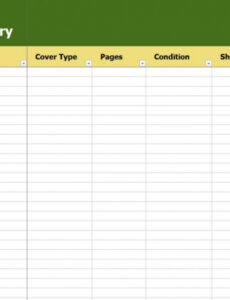 excel book inventory templates  download free apps  conciergefilecloud