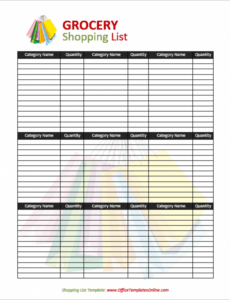 free  5 shopping list templates word excel pdf templates  vrogueco  sample