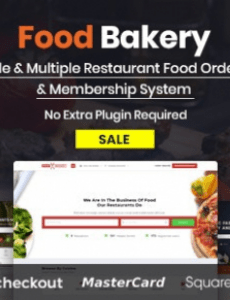 free editable foodbakery v35  food delivery restaurant directory wordpress theme  wplocker  wp locker word sample