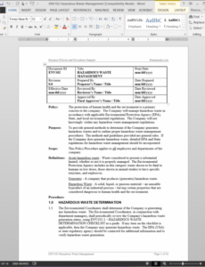 free editable waste management report template  example