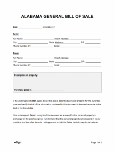 Editable Alabama Automobile Purchase Order Template Excel Sample