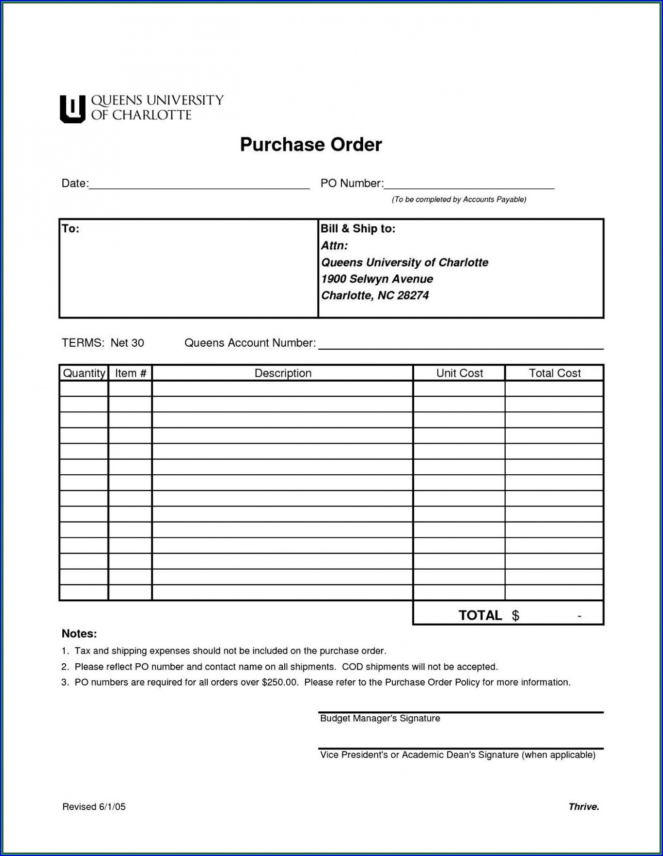 Editable Used Car Purchase Order Template Pdf