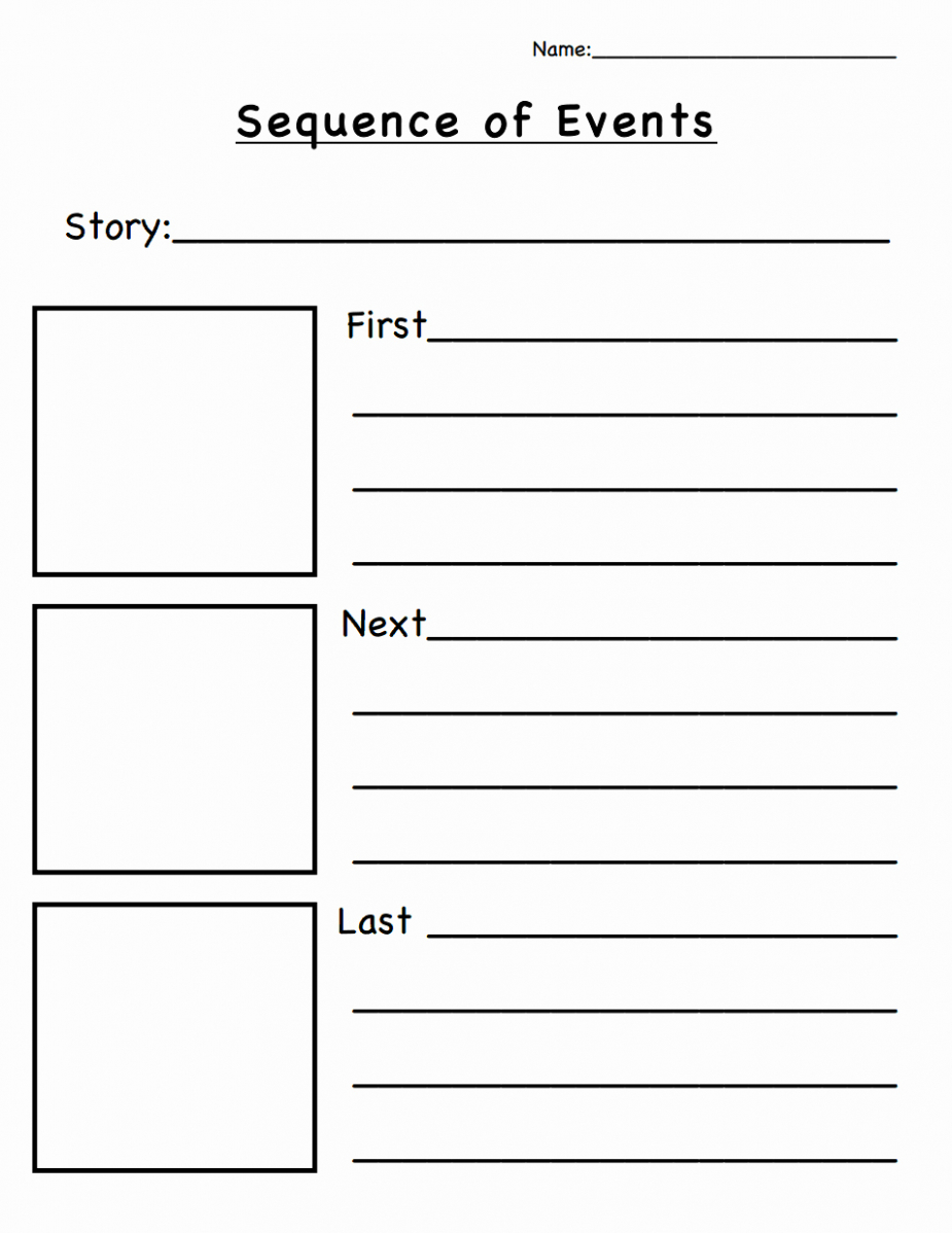 Free Editable Chronological Order Of Events Template Pdf Sample