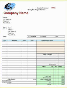 Free Editable Mechanic Shop Work Order Template Doc