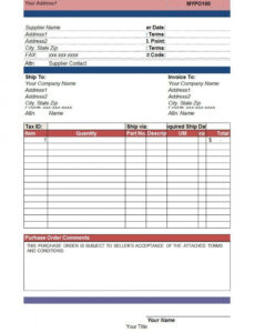 Free  Purchase Order Terms And Conditions Template Pdf Example