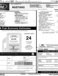 Printable Auto Dealer Purchase Order Template