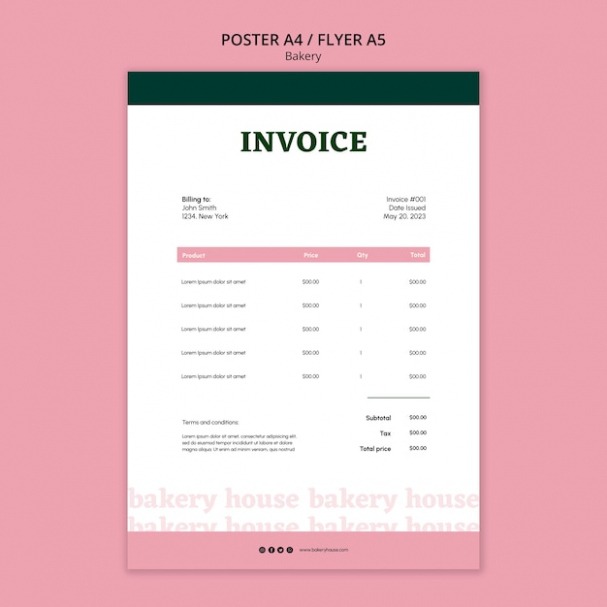 Free Custom Baked Goods Order Form Template  Example