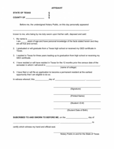 Modified Possession Order Texas Template Excel