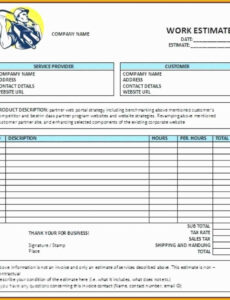 Free Custom Electrician Electrical Work Order Template  Sample