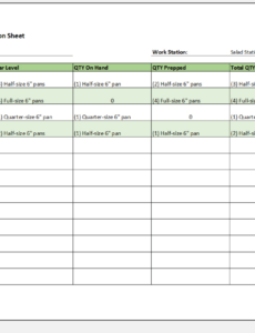 Free Editable Meal Prep Order Form Template Excel Example