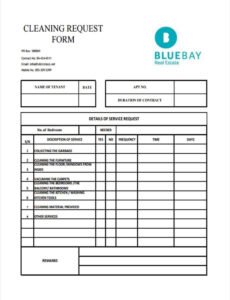 Carpet Cleaning Work Order Template Doc