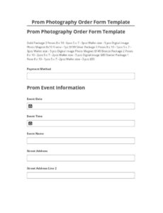 Editable Homecoming Mum Order Form Template