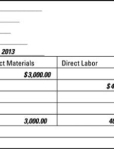 Free Editable Job Order Cost Sheet Template Excel